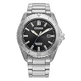 Citizen Herren Analog Uhr mit Titan Armband AW1840-50E