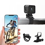 SecuraLen Mini Action Cam, WiFi 1080P HD & 120° Weitwinkel Helmkamera, 4 Stunden großer Akku Actionkameras mit Wasserdichter Funktion