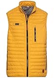 camel active Herren Steppweste mit leichtem Futter Gelb, menswear-56