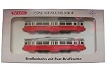 Wiking - Post Museums Shop - Straßenbahn mit Post Briefkasten