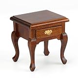 Puppenhaus Möbel,Miniatur Möbel Puppenhaus Beistelltisch Nachttisch Miniatur Tisch Puppenhaus Möbel Holz Schlafzimmer