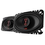 JBL Stage3 6427 2-Wege Auto Lautsprecher Set von Harman Kardon - 175 Watt ovale KFZ Autolautsprecher Boxen - groß 4" x 6" - 10 x 15 cm, Black
