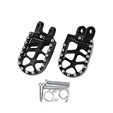 Motorradzubehör Fußstützen Fußrasten Fußrasten Pedale Platte Für XRV750 Für RD07A Für XRV 750 Für RD07 A Für XRV650 Für XRV 650 1990 Fußrasten(Black)