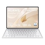 HUAWEI MatePad 12 X + Tastatur,PaperMatte Edition WIFI Tablet,12-Zoll 2.8K FullView Display,144 Hz hohe Bildwiederholfrequenz,1000 Nits,12GB+256GB,with Keyboard,Malen APP GoPaint,10.100 mAh Akkus,Weiß