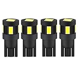 4 Stück, T10 194 12V 24V Glühbirnen Weiß 6000K, Wärmeableitung aus Aluminium, für Outdoor-Landschaft Beleuchtung etc