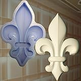 lepnina Gießform Stuck Französische Lilie Dekor Ornament Relief Decken (119) (Klein - B-34 mm x L-50 mm x H-5 mm)