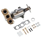 ISINEVER Katalysator Kat Kompatibel mit Citroën C1 (PM, PN) 1.0 für Peugeot 107 (PM,PN) 1.0 für Toyota Aygo 171400Q010 1609158080 1714040030