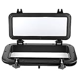 Marine Deck Luke, Rechteck Öffnung Bullauge, Ersatzfenster Port Loch Boat Deck Luke Luke und Deckel für Yacht/Marine/Boot/Portlights Fenster, 400x200mm, Schwarz