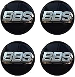 XIYUANFA 4 Stück Nabendeckel Aufkleber für BBS, Felgenkappen Aufkleber Ersetzen Nabenkappen Wheel Logo Caps Radnabenabdeckung Aufkleber,B75mm