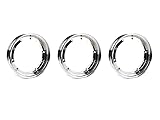 Streetparts24 3X Chrom Felge 2.10-10 passend für: Paggio Ape 50 TM - Neuer Felgensatz 3,00/3,50-10 Zoll in Chrom