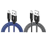 PS4-Controller-Ladekabel, 3 m, 2 Stück Micro-USB 2.0, Hochgeschwindigkeits-Datensynchronisationskabel, kompatibel für Playstaion 4, PS4 Slim/Pro, Android-Handys