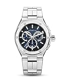 Michel Herbelin Herren Analog Quarz Uhr mit Edelstahl Armband 37645B15