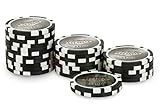 POKEO Rolle 25 Chips Laser Las Vegas $100 schwarz