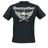 Unantastbar - Unsterblich T-Shirt mit Rückendruck: Hinfallen Aufstehen Weitermachen, Größe: L