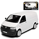Cararama Volkwagen T5 Transporter Kasten Weiss 2003-2015 1/43 Modell Auto