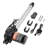 VEVOR Linearantriebs-Kit, 250 mm Hochgeschwindigkeits-Linearantrieb mit 25 mm/s 24 V, 220 lbs/1000 N Linearantrieb zum Heben von Fernseher/Tisch/Sofa, Schutzart IP44 – Adapter-Netzteil inkl.