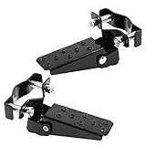 Jcevium Neue 1 Paar Schwarze Stahl Motorrad Fahrrad Teile Rahmen Pedal Falten Benutzerdefinierte Groesse Mm-30 Mm