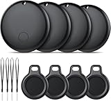 Air Tracker Tag Android Smart Tag, Schlüsselfinder KeyFinder kompatibel mit Google Mein Gerät Finden APP (Android NUR), Bluetooth Key Finder für Gepäck/Taschen/Koffer/Brieftasche (4er Pack)