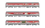 Jouef HJ4200 SNCF, 3er-Packung „Train de Noel – Coca-Cola 2010“, Folge. VI, Schienenfahrzeuge