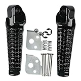 Für SUZUKI DR-Z400SM DRZ400SM DRZ 400 SM 2005-2009,Motorradzubehör Rahmen Vordere Fußraste Fußrasten Fußrasten Auflagen Pedale Set