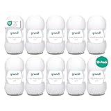 Gründl Wolle Lisa Premium uni - 10 x 50 g - Wolle zum Häkeln - Wolle zum Stricken - 100 % Polyacryl- Weich & Pflegeleicht- Nadelstärke 3,5-4,5 - Weiß