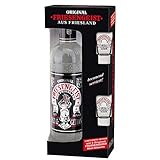 Original Friesengeist 56% Alk.Vol. 0,5 Liter im Geschenkset mit 2 Gläsern