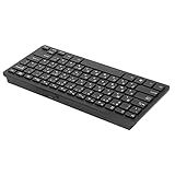 KIMISS Kyrillische Tastatur Computer Tastaturen Abs Computer Tastaturen Ergonomisches Design Ultra Dünnes Haltbares Kabel 78 Tasten Mechanische Tastatur für PC-Laptops