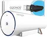 OZONOS AC1 Pro - Ozon Luftreiniger - Wirksam Bakterien, Viren und Gerüche TÜV Zertifiziert - Luftreiniger Wohnung - wirksam durch Ozon Reiniger Technologie - Luftreiniger Allergie Ozongerät/weiß