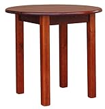 Runder Kiefer Tisch Esstisch Küchentisch Speisetisch massiv Restaurant NEU 90cm (Calvados)