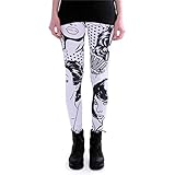 cosey - Bedruckte Bunte Leggins (Einheitsgröße) Verschiedene Leggings Designs, Comic, Einheitsgröße