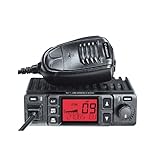 Albrecht AE6290 CB Funkgerät, 12629, mit integrierter Repeater/Relais Funktion, 12/24V, VOX, RJ-45 Westernstecker Schwarz