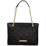 Love Moschino damen Schultertasche black