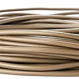 Zuleitung H03VV-F 3 x 0,75mm PVC isolierte Rundleitung Leuchtenkabel Lampenkabel Kabel Anschlusskabel (10m, gold)