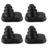 ECSiNG 4Pcs Tür Kontaktieren Schalter Gummi Schutzhülle Kompatibel mit Audi 80 90 B3 B4 33x24x9mm