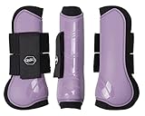 ARBO-INOX - Gamaschen - Hartschalengamaschen - Klettverschluss - Neopren (Full, Lavender)