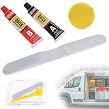 Schiebetür Stopper Türstopper für Wohnmobil Aluminium 64 X 9 mm Schiebetürstopper-Set Kompatibel mit Sprinter Fiat Ducato Ford Transit VW Crafter Camper Crafter