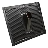 PremiumX Dachabdeckung Alu-Dachziegel Schwarz Dach Montage Abdeckung Ziegel Dachpfanne für Sat Mast Dachsparrenhalter