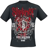 Slipknot Iowa Star Männer T-Shirt schwarz L 100% Baumwolle Band-Merch, Bands, Horror