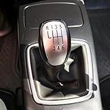 HEBEOT Auto Schaltknauf 6 Gang Manueller Schaltknauf Auto Schaltknauf für Renault Laguna Mk3 2007-2014(LHD RHD)