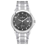 Dugena Herren Quartz-Armbanduhr, Allergikerfreundlich, Quarzwerk, Gent, Silber/Anthrazit, 4460513