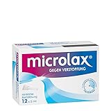 Microlax - Schnelles und sehr gut verträgliches Abführmittel bei Verstopfung – für Kinder und Erwachsene - 12 x 5ml