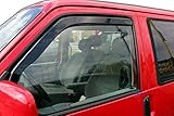 J&J AUTOMOTIVE | Windabweiser Passend Für Carawelle/Trans/Multivan T4 1990-2003, Heko Regenabweiser, Getönt, Set 2-Teilig, Vorne, Aerodynamisch