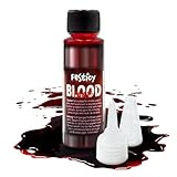 Festicy Premium Kunstblut 25ml I Halloween Blut I Kunst Blut für Vampir, Monster und Zombie Kostüme I Auswaschbares Fake Blut für Halloween und Fasching I Fake Blood for Real Look