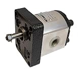 HYDROMOT Hydraulikpumpe, Zahnradpumpe, BG 1, europ. Flansch, Gewindeanschluss, kon. Welle 1:8, Schluckvolumen von 1 bis 7,9 cm³/U, rechtsdrehend Größe 2,5 ccm