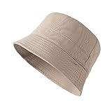 XDQ UPF 50+. Leichtigkeit Baumwolle Beach Visier Hüte Sonnenkappen mit breiter Krempe, atmungsaktive Fisch-Eimer-Hut, Faltbarer Kühlfahrzeug-Hut für Männer Frauen für Sommer-Cover-Gesicht