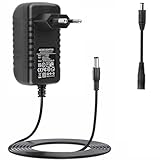 [Polarität veränderbar] 9V Netzteil DC9V 2A 1A Ladegerät AC zu DC9V 2A 1A 500mA 400mA 300mA 200mA 100mA für Label Maker, Klavier Keyboards, Gitarrenpedale DC9V Transformator