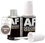 Alex Flittner Designs Lackstift Set kompatibel mit Toyota 4P1 Copper Brown Perl Metallic schnelltrocknend 2x20ml