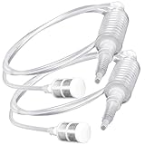 WANGCL 2 x Brau-Siphon-Filterschlauch, manuelle DIY-Weinherstellung, Siphonpumpe, Schlauchfilter, Wein, Bier, Brauwerkzeug, Größe ca. 2 m