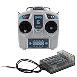 WANGCL RC Sender und Empfänger Rc Controller und Empfänger Kit 2,4 GHz 6CH für FPV RC Racing Quadcopter Auto Boot Hubschrauber -Modus Linkshänder