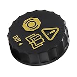 Gungtj Deckel Für Bremsflüssigkeit - Zweilagige Staubdichte Abdeckung,Deckel Für Bremshauptzylinder,Für PKW Motorräder Industriefahrzeuge System Reparatur Wartung Service Zuhause Garten